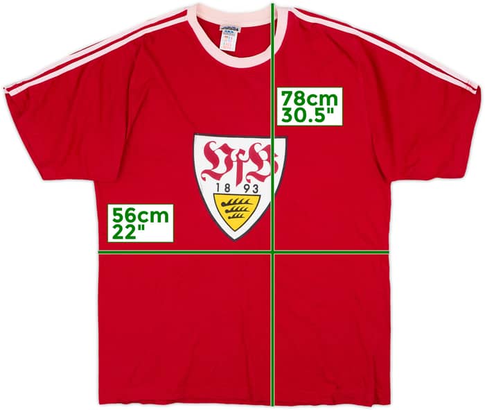 1995-96 Stuttgart adidas Training Shirt - 7/10 - (XL)