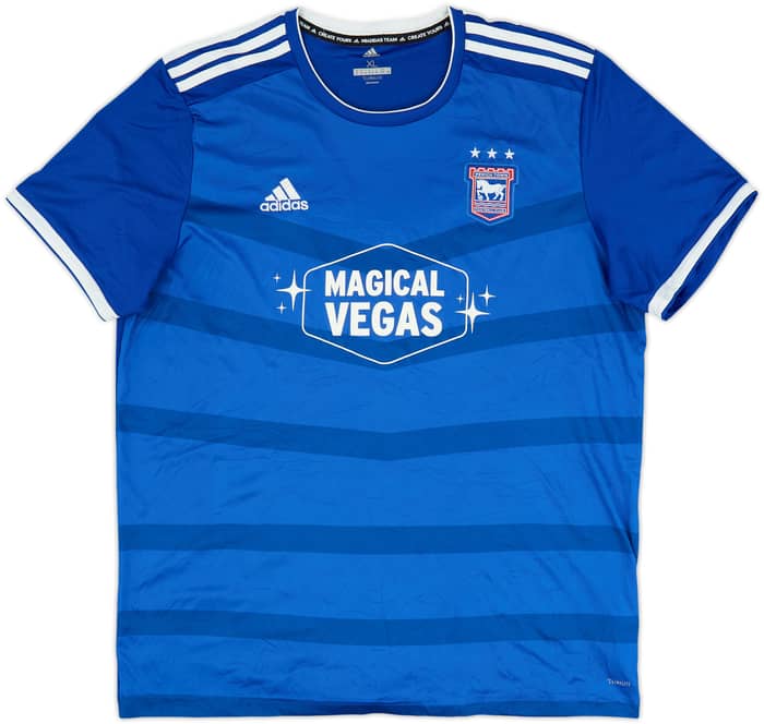 2019-20 Ipswich Home Shirt Syrett #7 - 8/10 - (XL)