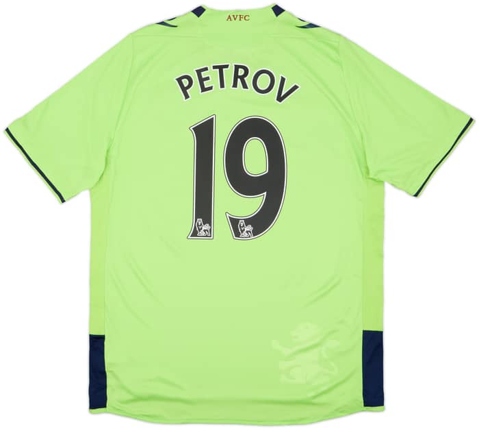 2012-13 Aston Villa Away Shirt Petrov #19 - 9/10 - (S)