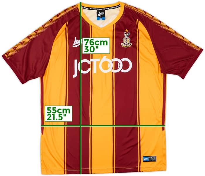 2020-21 Bradford City Home Shirt - 9/10 - (L)
