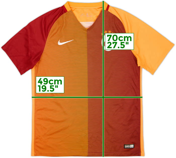 2016-17 Galatasaray Home Shirt - 6/10 - (M)