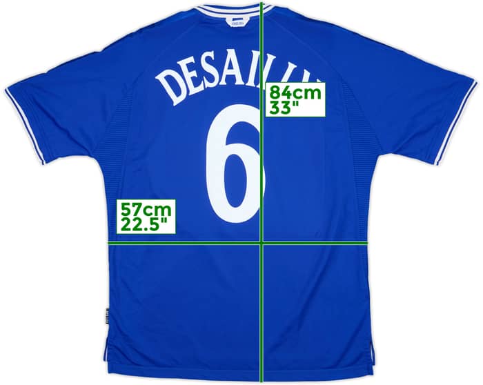 1999-01 Chelsea Home Shirt Desailly #6 - 9/10 - (XL)