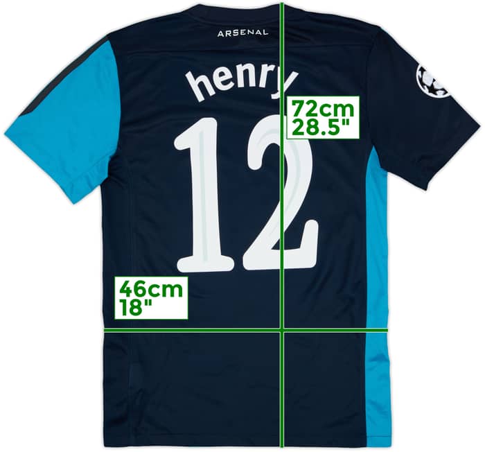 2011-12 Arsenal Away Shirt Henry #12 - 8/10 - (S)