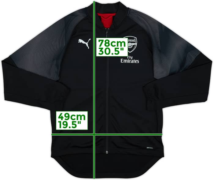 2018-19 Arsenal Puma Track Jacket - 8/10 - (S)