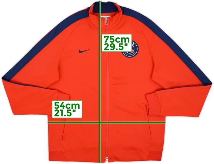 2014-15 Paris Saint-Germain Nike Track Jacket - 8/10 - (L)