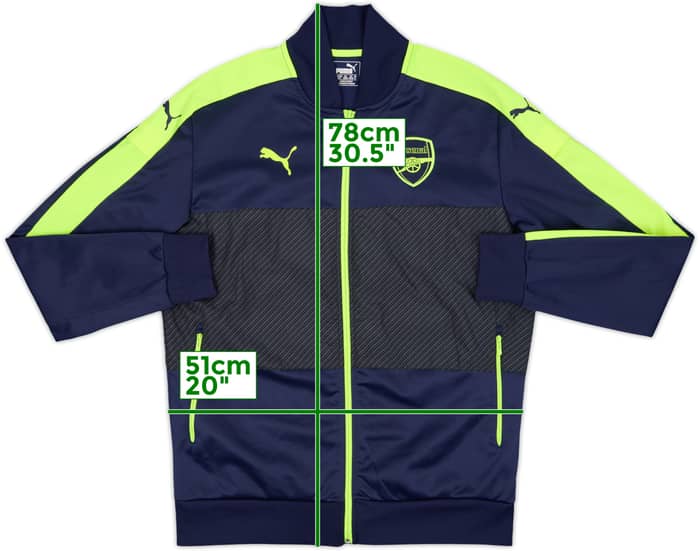 2016-17 Arsenal Puma Track Jacket - 8/10 - (M)
