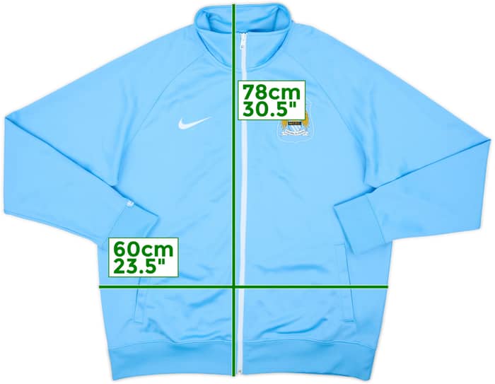 2015-16 Manchester City Nike Track Jacket - 10/10 - (XL)