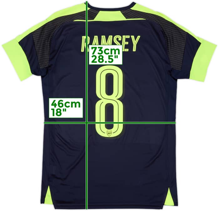 2016-17 Arsenal Third Shirt Ramsey #8 - 6/10 - (S)