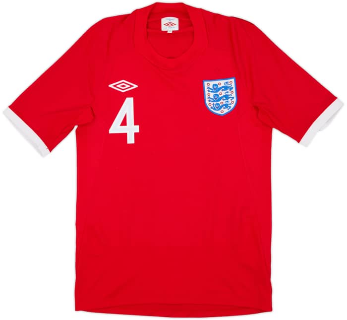 2010-11 England Away Shirt Gerrard #4 - 8/10 - (XS)