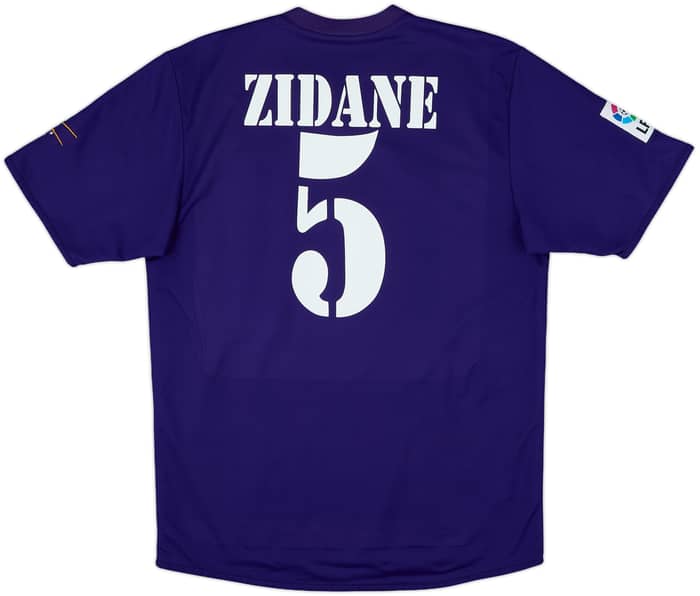 2002-03 Real Madrid Centenary Third Shirt Zidane #5 - 8/10 - (L)