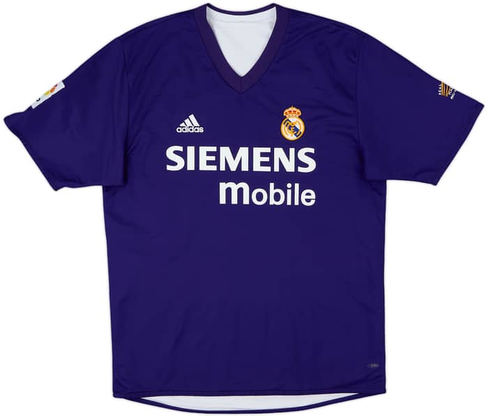 2002-03 Real Madrid Centenary Third Shirt Zidane #5 - 8/10 - (L)