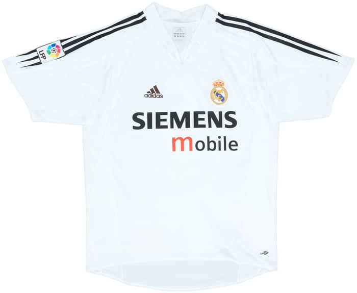 2004-05 Real Madrid Home Shirt Zidane #5 - 9/10 - (M)