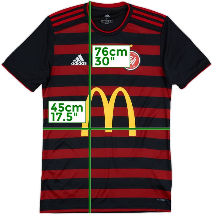 2023-24 adidas Template Shirt (Western Sydney Wanderers) - 8/10 - (S)