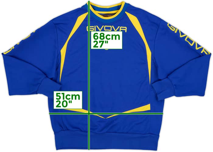 2009-10 Chievo Verona Givova Sweat Top - 8/10 - (M)