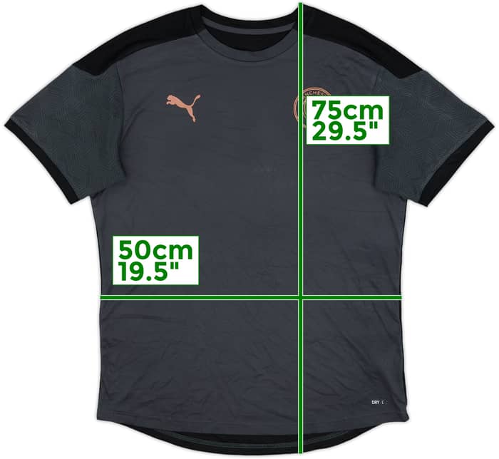 2020-21 Manchester City Puma Training Shirt - 8/10 - (L)