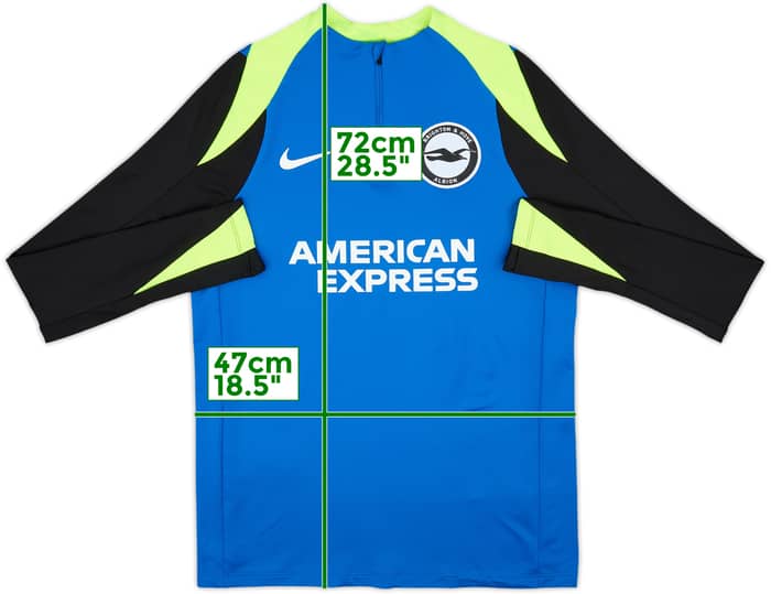 2024-25 Brighton Nike 1/4 Zip Drill Top - 6/10 - (M)
