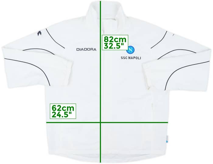 2006-07 Napoli Diadora Track Jacket - 9/10 - (M)