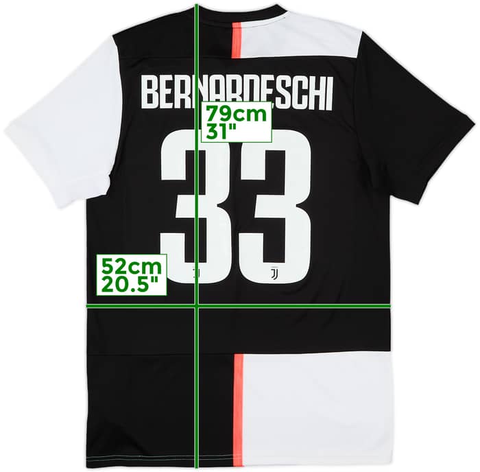 2019-20 Juventus Home Shirt Bernardeschi#33 - 7/10 - (M)
