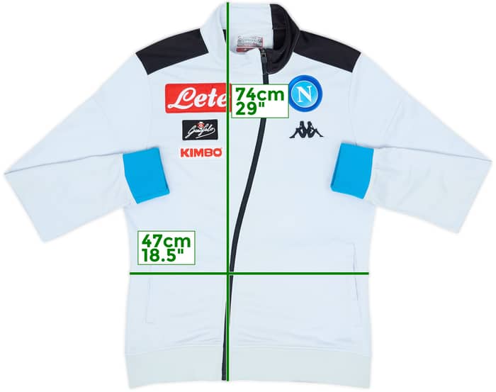 2018-19 Napoli Kappa Track Jacket - 7/10 - (M)