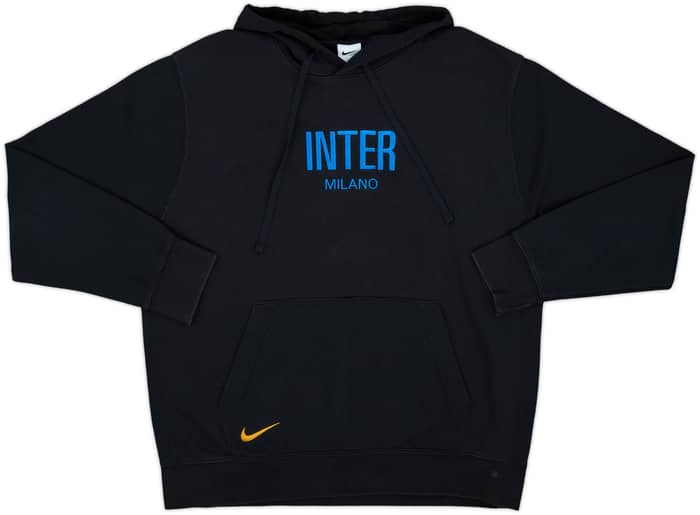 2021-22 Inter Milan Nike Hooded Sweat Top - 7/10 - (L)