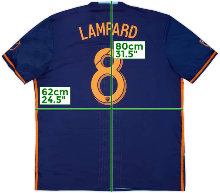 2016-17 New York City Authentic Away Shirt Lampard #8 - 10/10 - (XXL)