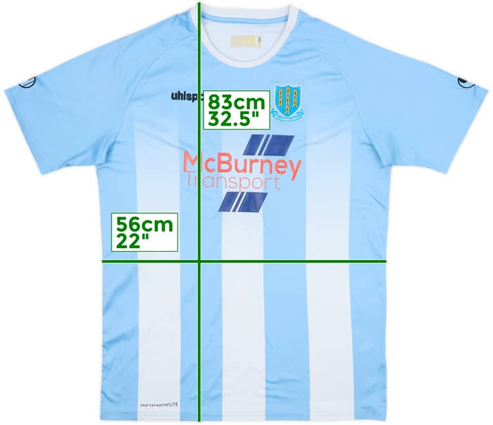 2016-17 Ballymena United Home Shirt - 7/10 - (XL)