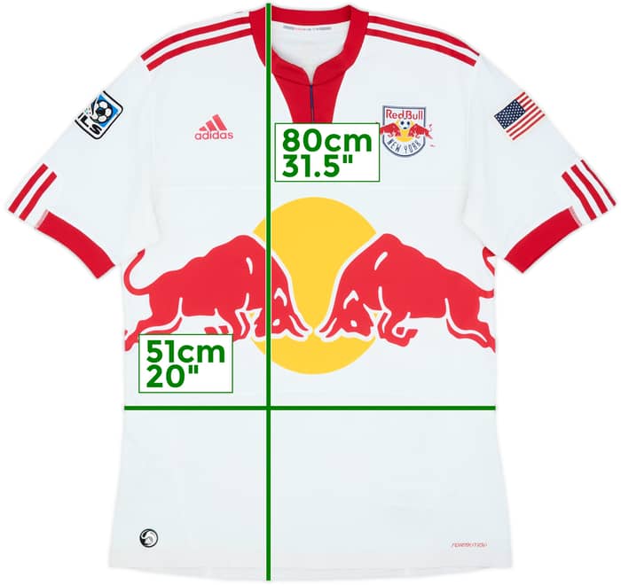 2009 New York Red Bulls Authentic Home Shirt - 7/10 - (L)