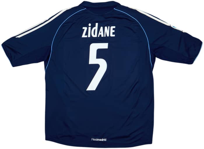 2005-06 Real Madrid Away Shirt Zidane #5 - 8/10 - (L)