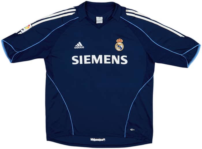 2005-06 Real Madrid Away Shirt Zidane #5 - 8/10 - (L)