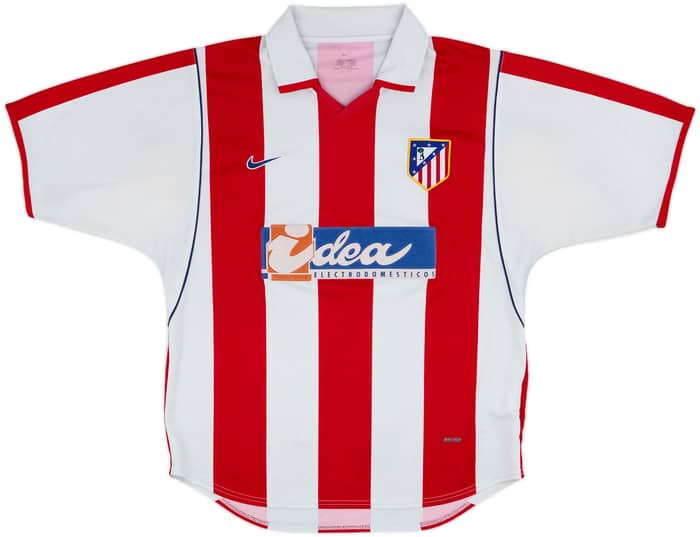 2001-02 Atletico Madrid Home Shirt Torres #9 - 6/10 - (M)