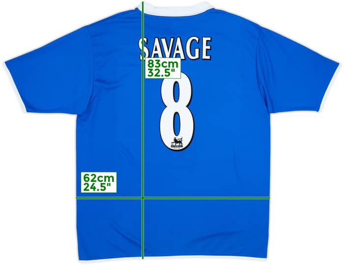 2004-05 Birmingham Home Shirt Savage #8 - 9/10 - (XL)
