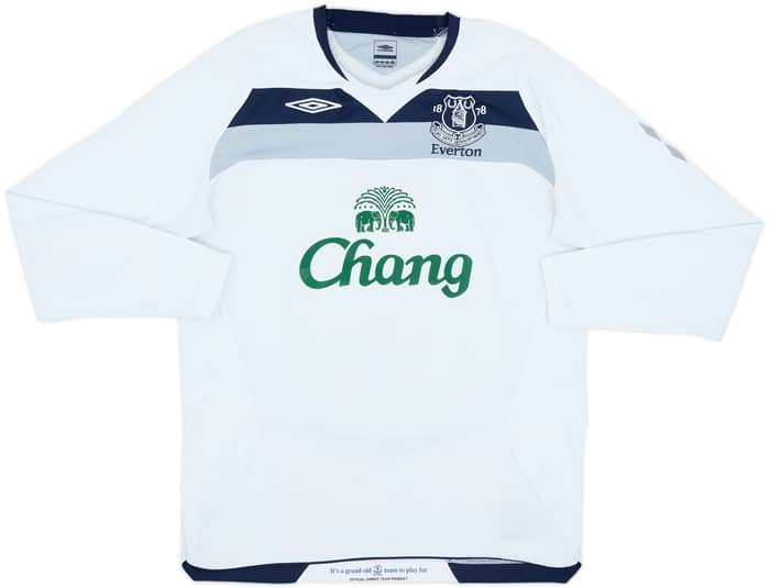 2008-09 Everton Away L/S Shirt Cahill #17 - 7/10 - (L)