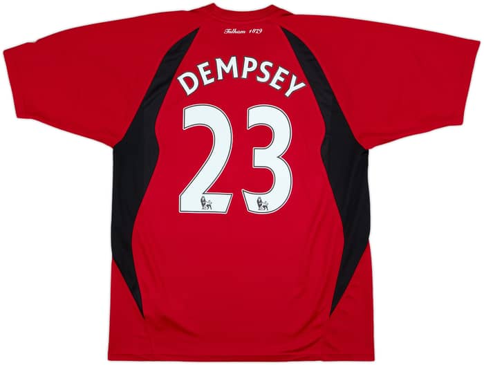 2009-10 Fulham Away Shirt Dempsey #23 - 8/10 - (L)