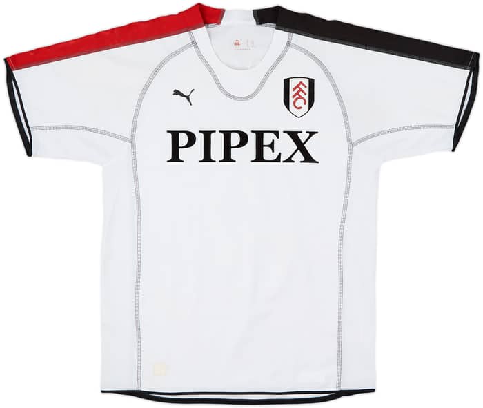 2005-06 Fulham Home Shirt Malbranque #4 - 7/10 - (XL.Boys)
