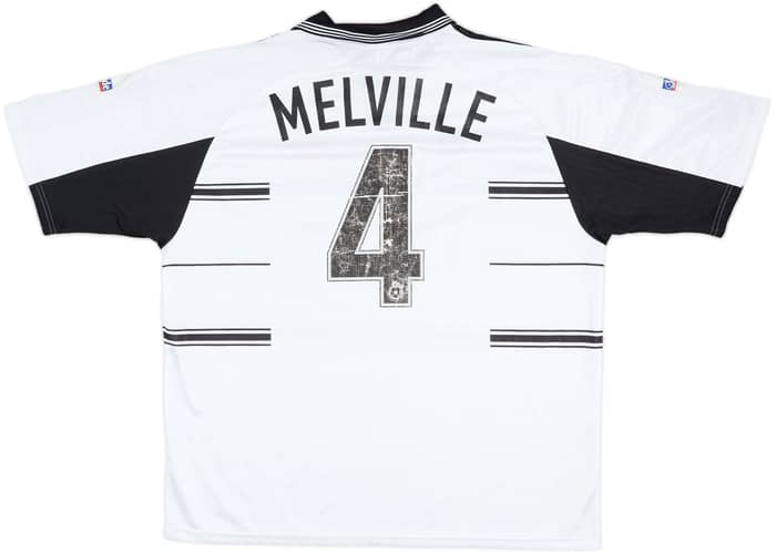 2000-01 Fulham Match Issue Home Shirt Melville #4