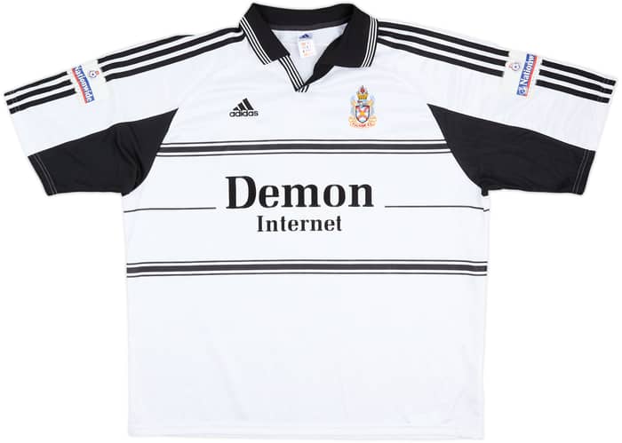 2000-01 Fulham Match Issue Home Shirt Melville #4