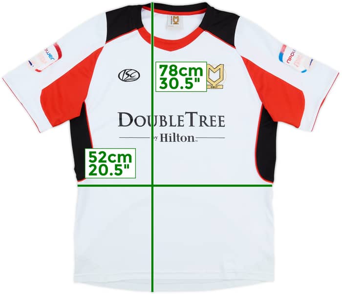 2010-11 MK Dons Home Shirt - 5/10 - (L)