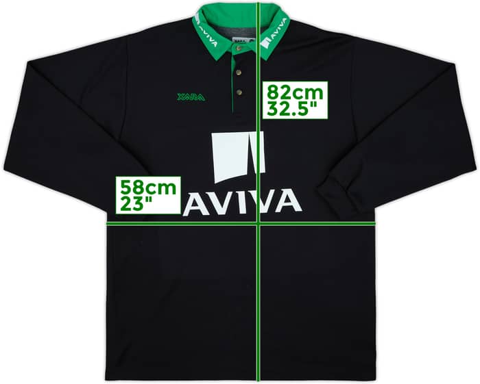 2008-09 Norwich Xara Polo L/S Shirt - 8/10 - (L)