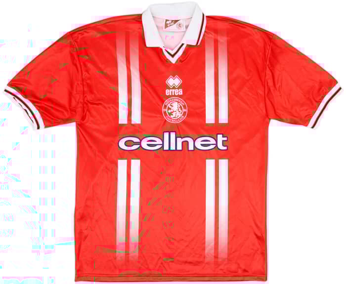 1998-99 Middlesbrough Home Shirt Gascoigne #8 - 6/10 - (L)