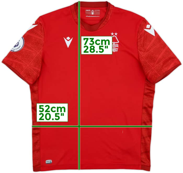 2022-23 Nottingham Forest Home Shirt - 9/10 - (L)