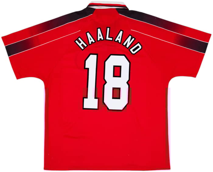 1996-97 Nottingham Forest Home Shirt Haaland #18 - 9/10 - (XL)