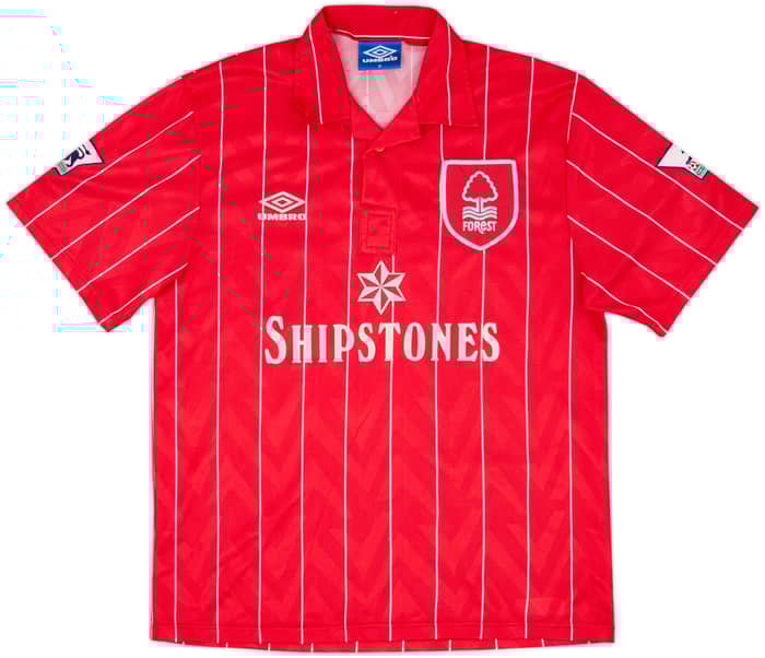 1992-94 Nottingham Forest Home Shirt Keane #6 - 8/10 - (M)