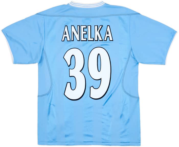 2003-04 Manchester City Home Shirt Anelka #39 - 6/10 - (S)
