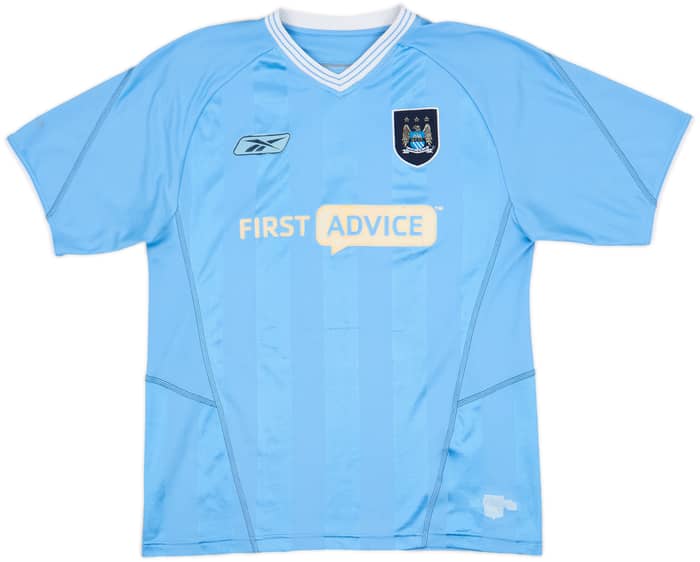 2003-04 Manchester City Home Shirt Anelka #39 - 6/10 - (S)