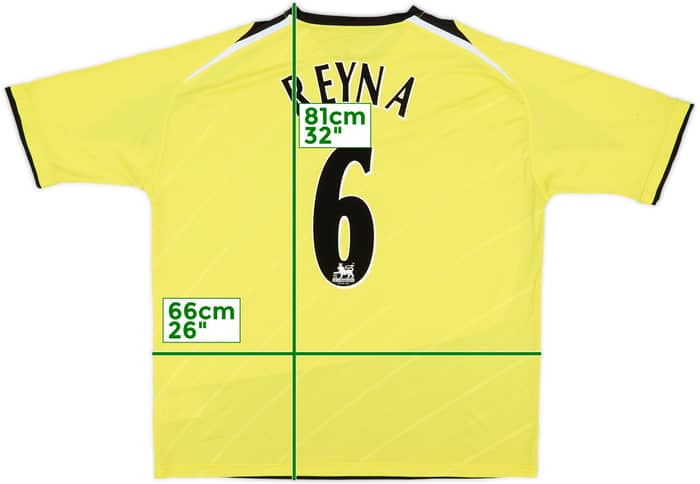 2005-06 Manchester City Third Shirt Reyna #6 - 8/10 - (XXL)