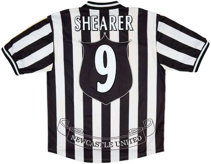 1997-99 Newcastle Home Shirt Shearer #9 - 6/10 - (XL)