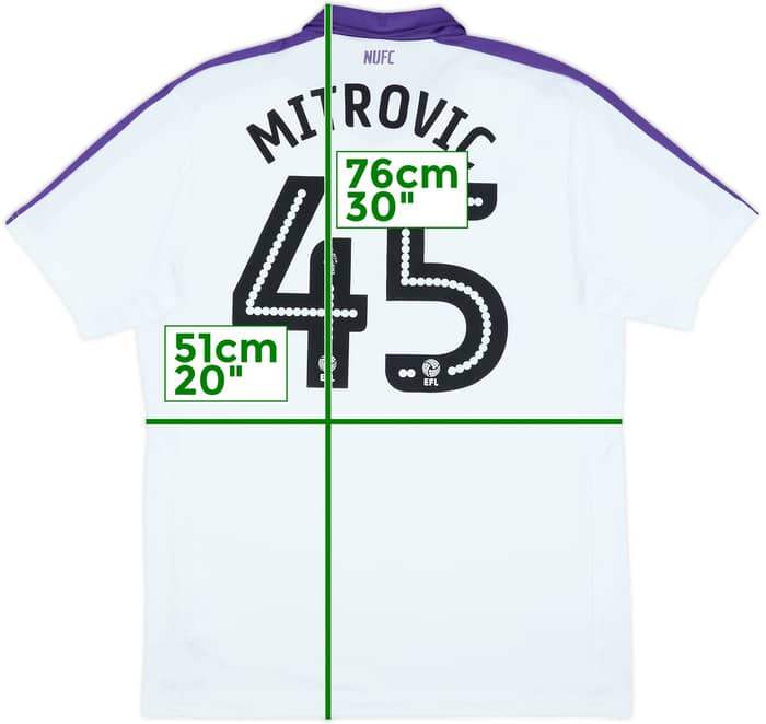 2016-17 Newcastle Third Shirt Mitrovic #45 - 8/10 - (L)