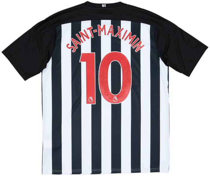 2020-21 Newcastle Home Shirt Saint-Maximin #10 - 10/10 - (XL)