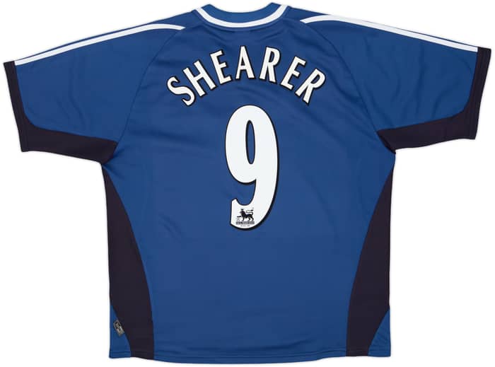 2001-02 Newcastle Away Shirt Shearer #9 - 8/10 - (L)