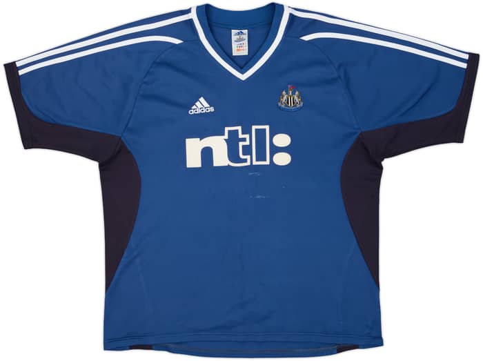 2001-02 Newcastle Away Shirt Shearer #9 - 8/10 - (L)